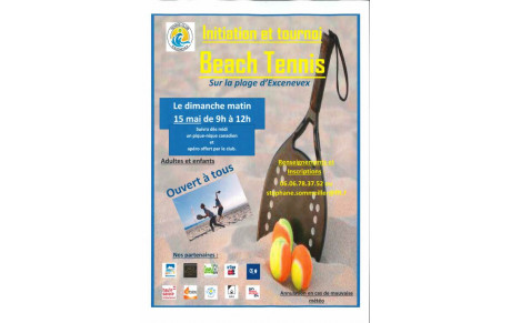 initiation beach tennis