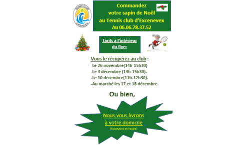 Vente de sapins de noël 