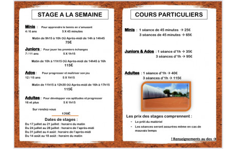 les stages!!!!!!!!!